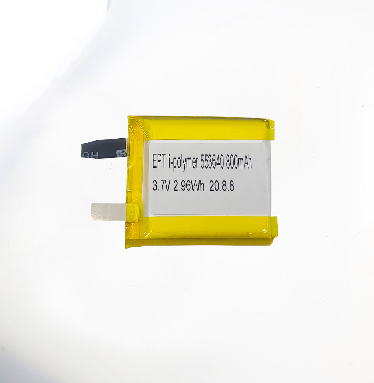 3.7V 553640 800mAh 低溫可穿戴設備聚合物鋰電池 3.7V 553640 800mAh 低溫可穿戴設備聚合物鋰電池